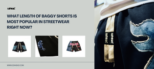  What length of baggy shorts is most popular in streetwear right now?